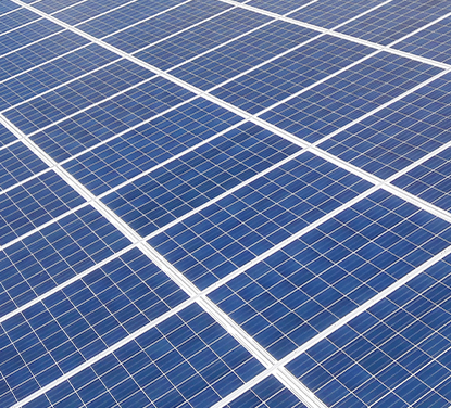 Photo de panneaux solaires Cogen'Air