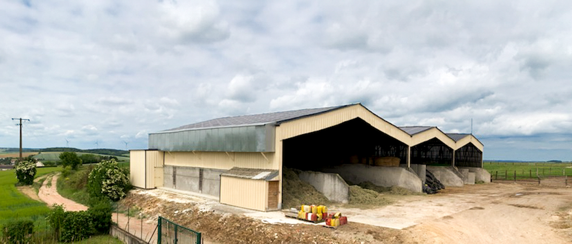 hangar à foin en Mayenne